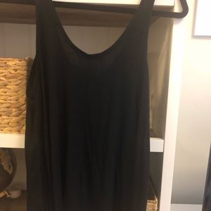 Flowy black tank top